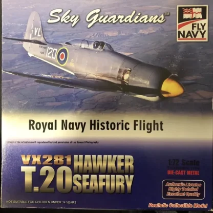 Sale Witty Wings WTW72-025-00B 1:72 Hawker Sea Fury T.20 VX281 - Miniature Marvels: Airplane Models & Painted Dice Airplane Model