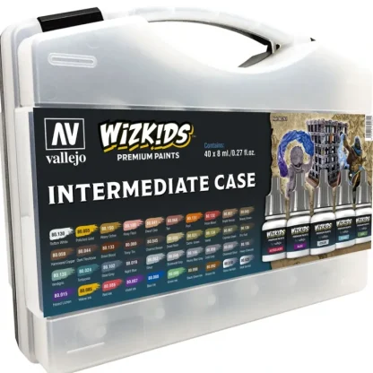 Cheap WizKids Premium Paints: Intermediate Case - Miniature Marvels: Airplane Models & Painted Dice Accessories