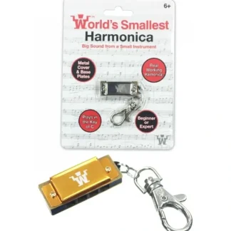 Best World's Smallest Music Harmonica Keychain - Westminster Inc - Miniature Marvels: Airplane Models & Painted Dice Egpull